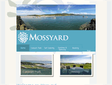 Tablet Screenshot of mossyard.co.uk